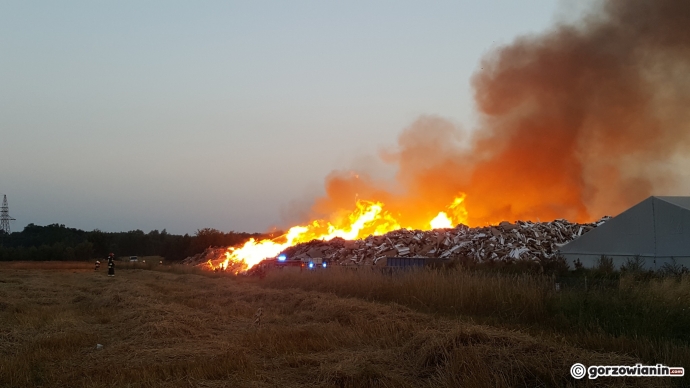 5/26 Pożar wysypiska śmieci przy Spiżowej