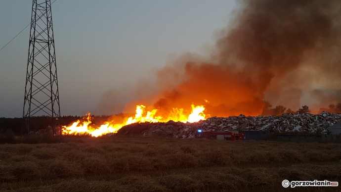 6/26 Pożar wysypiska śmieci przy Spiżowej