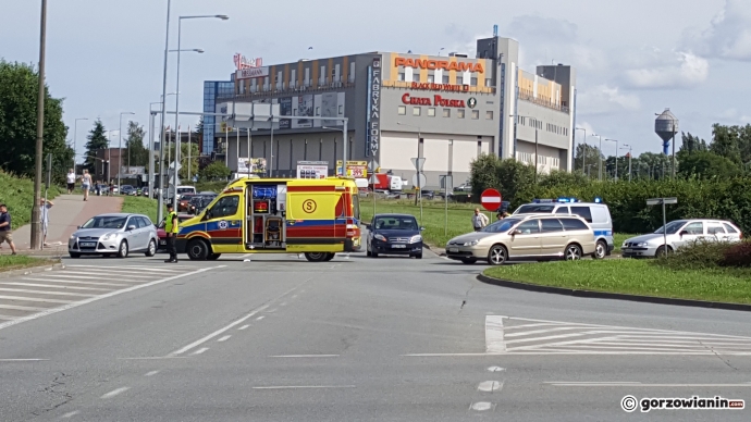 20/25 Rowerzysta potrącony na rondzie Górczyńskim