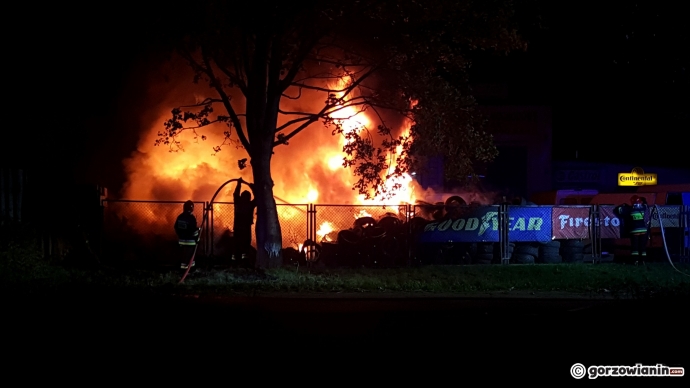 3/10 Płoną opony przy ul. Ryskiej