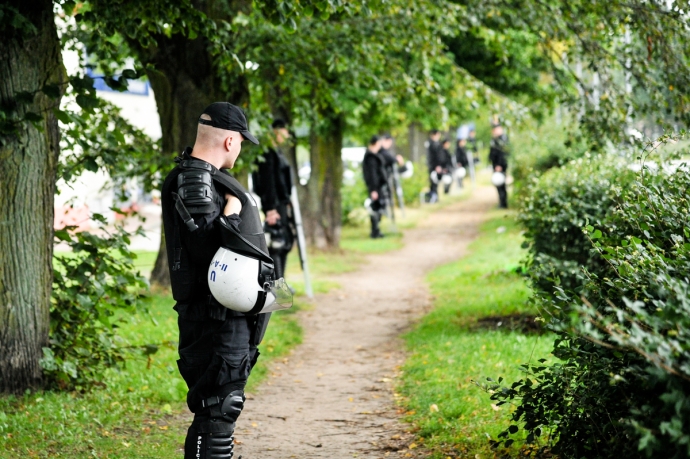 1/6 Policjanci zabezpieczali mecz żużlowy z Wrocławiem