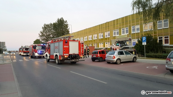 3/10 Akcja straży pożarnej w gorzowskim szpitalu