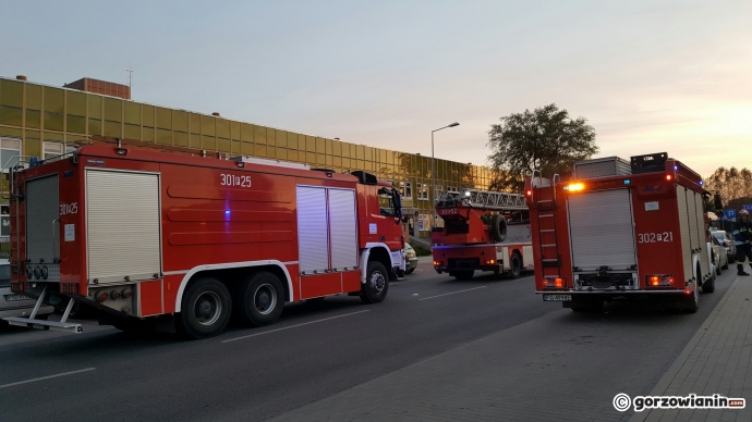 4/10 Akcja straży pożarnej w gorzowskim szpitalu