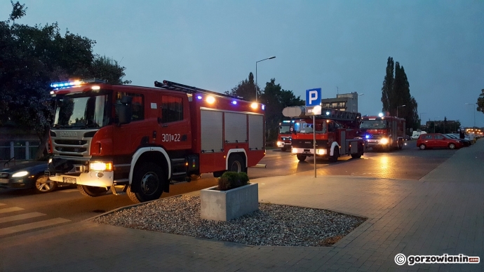 5/10 Akcja straży pożarnej w gorzowskim szpitalu