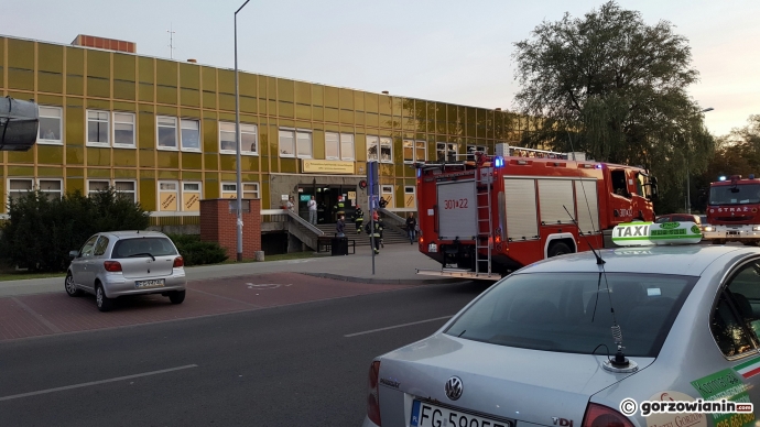 6/10 Akcja straży pożarnej w gorzowskim szpitalu