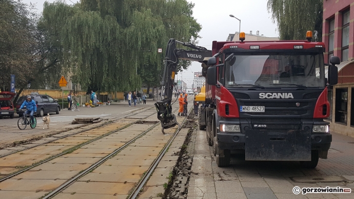 5/5 Prace na torowisku przy Chrobrego