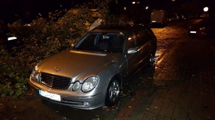 9/14 Orkan Ksawery sieje spustoszenie