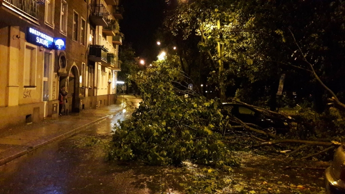 10/14 Orkan Ksawery sieje spustoszenie