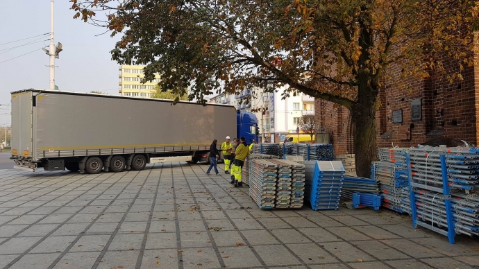 3/5 Przy gorzowskiej katedrze stanie rusztowanie