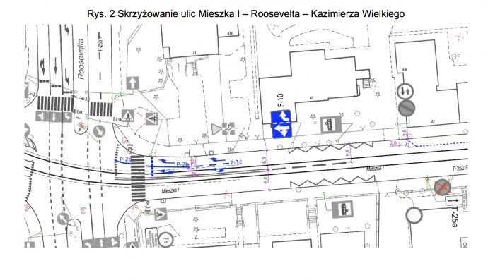 2/4 Nowa organizacja ruchu na Mieszka I