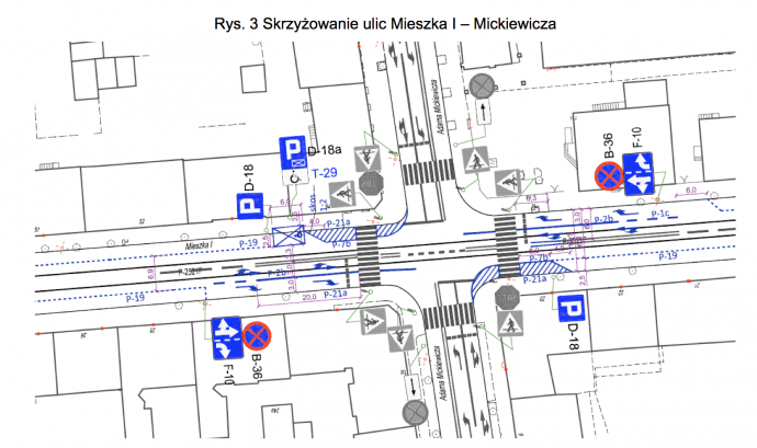 4/4 Nowa organizacja ruchu na Mieszka I