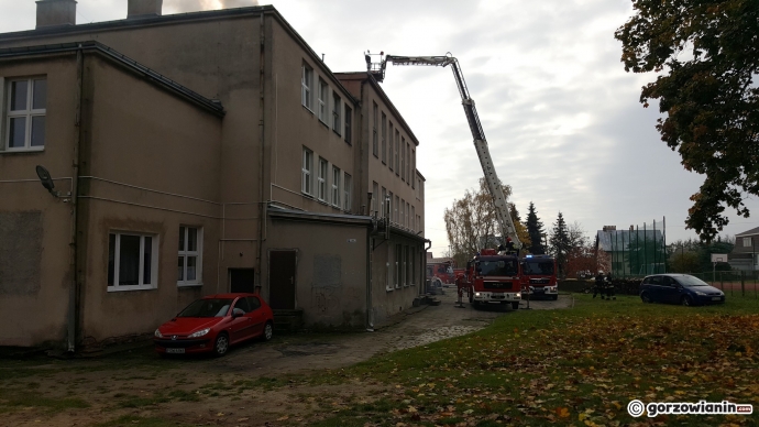 5/5 Akcja straży w szkole przy ul. Dobrej