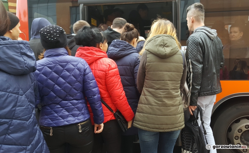 7/9 Przepełnione autobusy w kierunku KSSSE