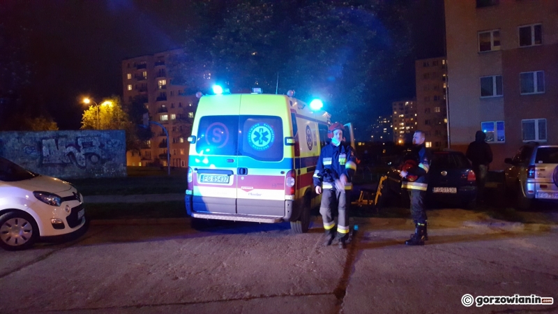 5/8 Pożar w bloku przy ul. Widok