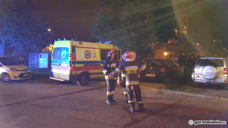 6/8 Pożar w bloku przy ul. Widok