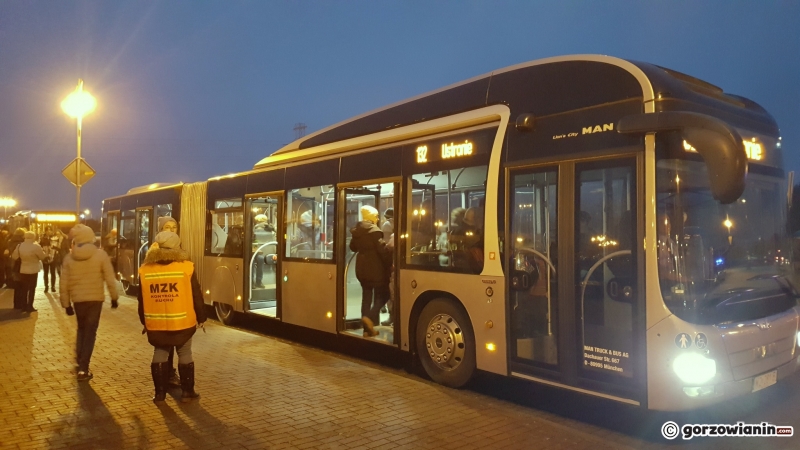 6/8 20-metrowy MAN na ulicach Gorzowa