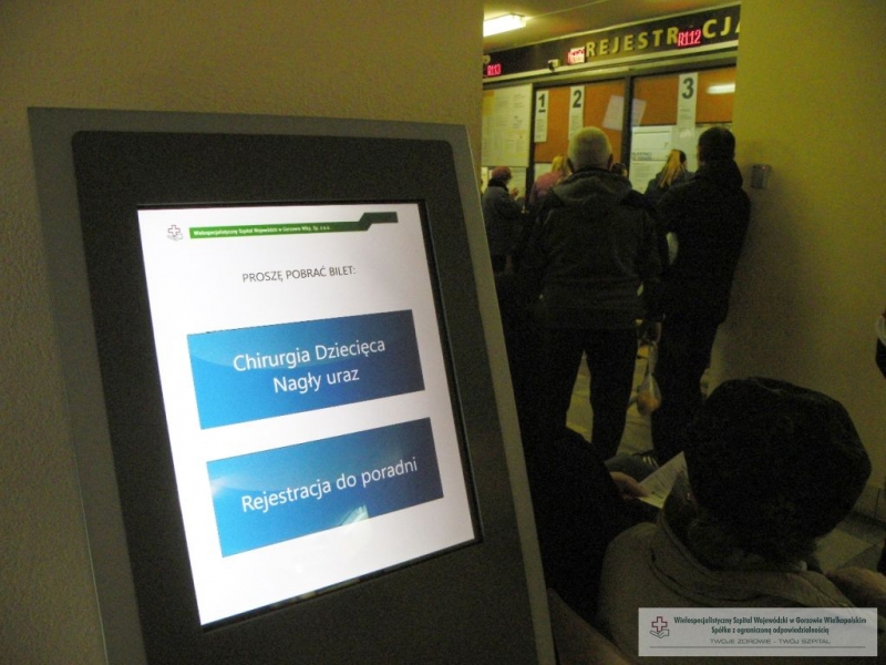 5/5 Kolejkomat w gorzowskim szpitalu