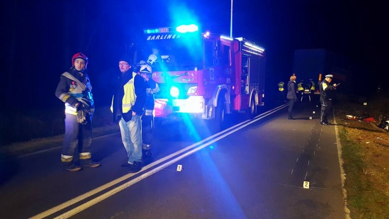 4/4 Zderzenie audi z ciężarówką