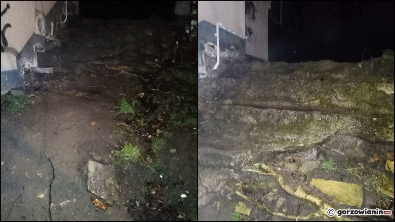 6/7 Zniszczona kamienica przy Łokietka