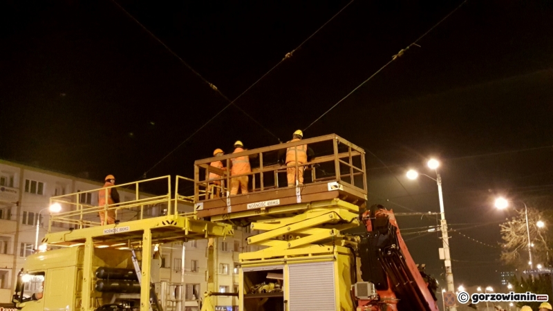 5/7 Demontaż trakcji tramwajowej na Sikorskiego