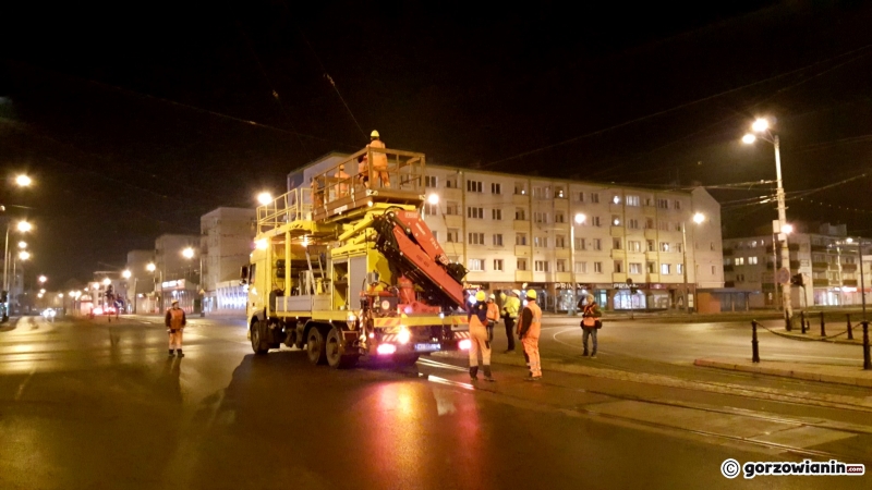 7/7 Demontaż trakcji tramwajowej na Sikorskiego