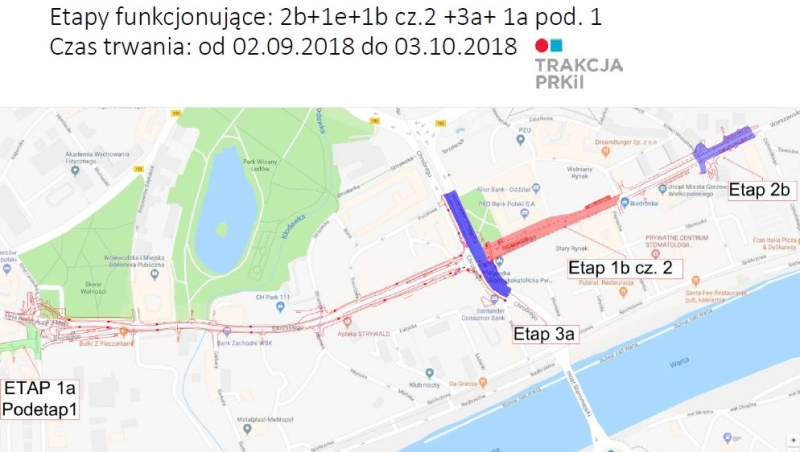 8/16 Etapy prac na Sikorskiego