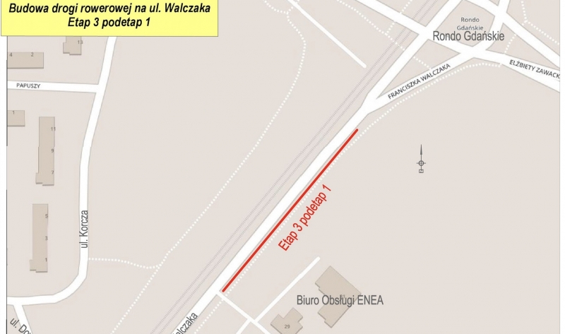 3/3 Ścieżka rowerowa na Walczaka