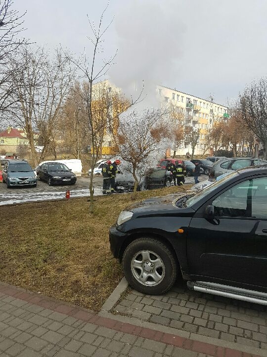 6/7 Pożar samochodu przy Okólnej