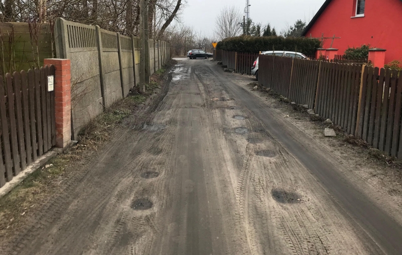 5/6 Zniszczona ul. Minerów i Zwiadowców