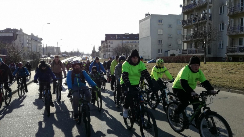 3/7 Zimowo-wiosenna masa rowerowa