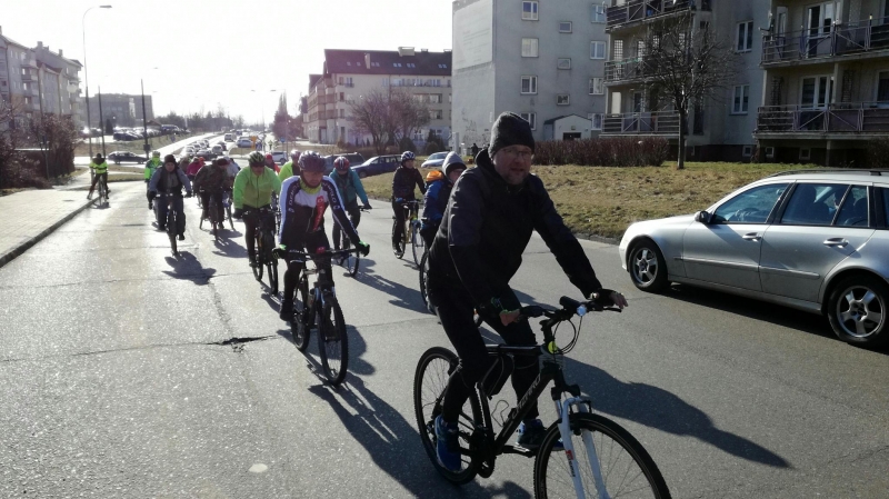 6/7 Zimowo-wiosenna masa rowerowa