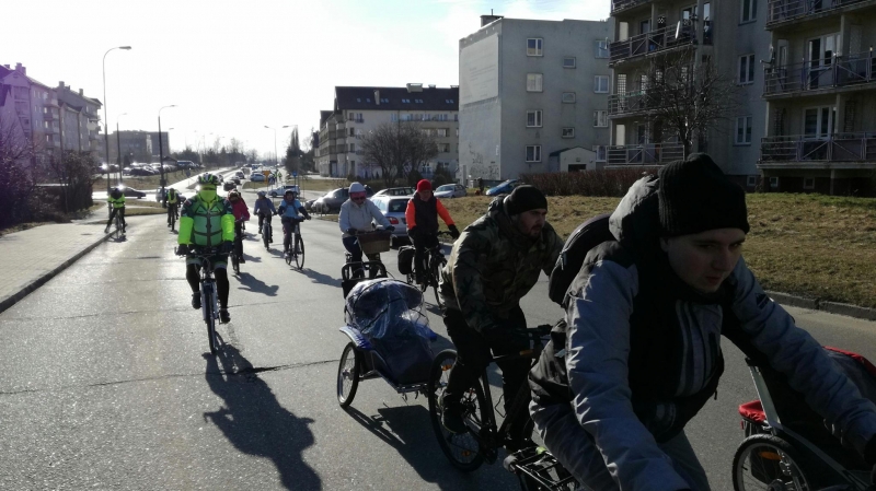 7/7 Zimowo-wiosenna masa rowerowa