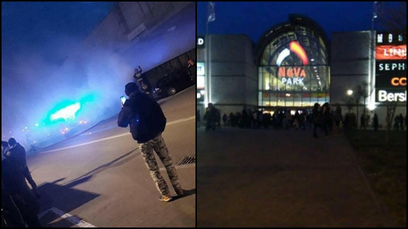 3/5 Pożar śmietników przy Nova Park