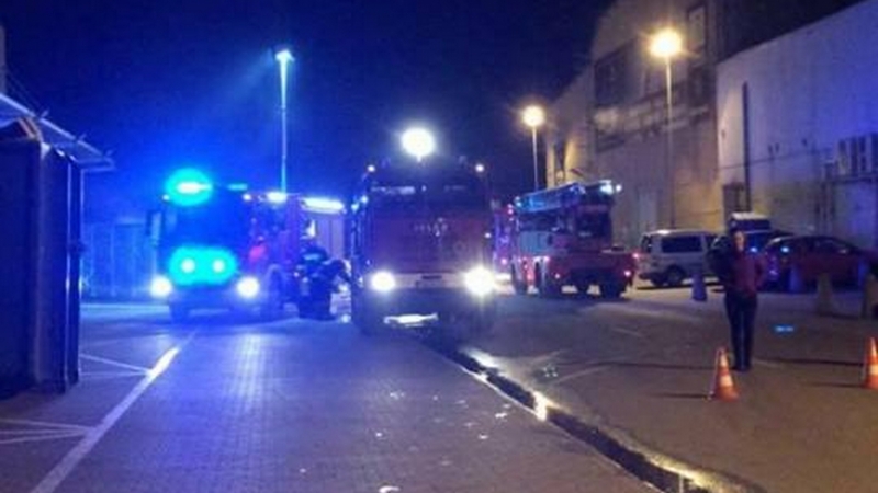 4/5 Pożar śmietników przy Nova Park