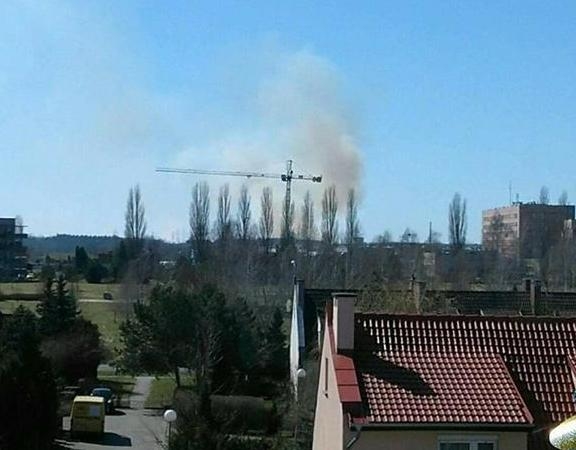 3/4 Paliły się trawy na byłym poligonie