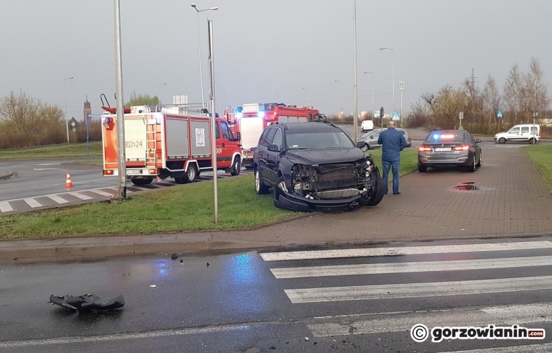 3/4 Zderzenie volvo i audi