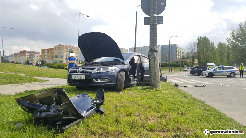 1/9 Wypadek na rondzie Górczyńskim