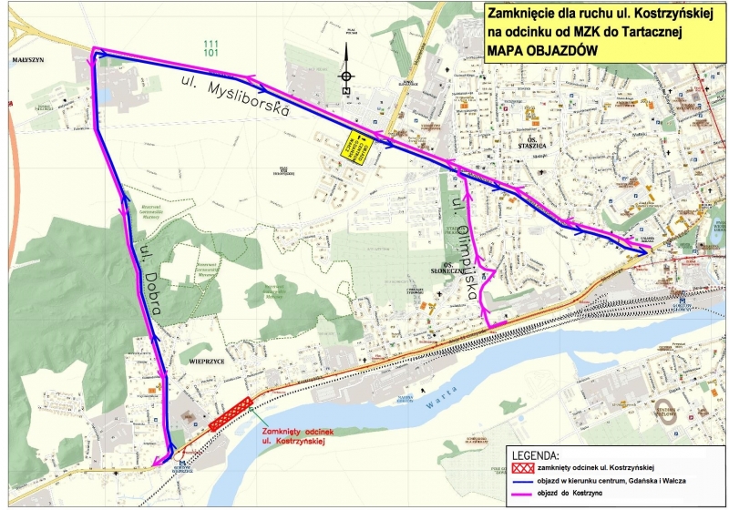 1/1 Zamknięta ul. Kostrzyńska