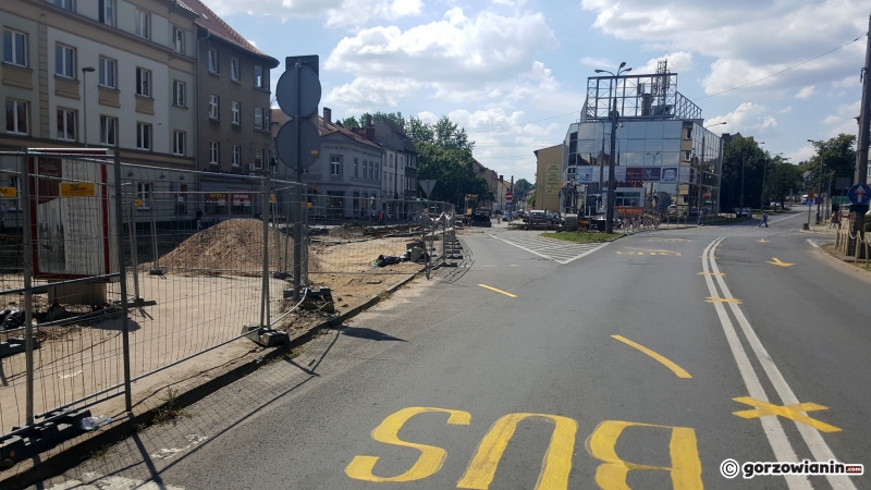 14/16 Rozkopane skrzyżowanie Dworcowa-Sikorskiego