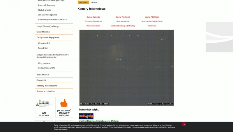 4/5 Miejskie kamery internetowe