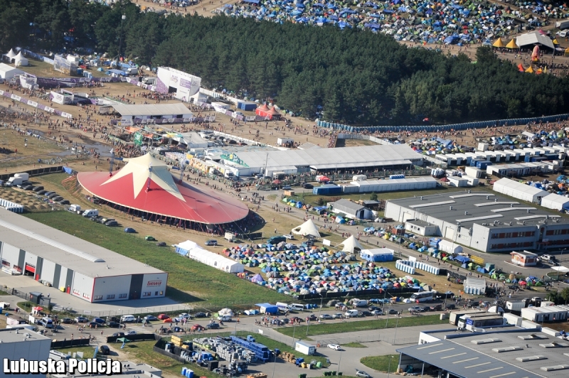 3/14 Festiwal Pol'and'Rock z lotu ptaka