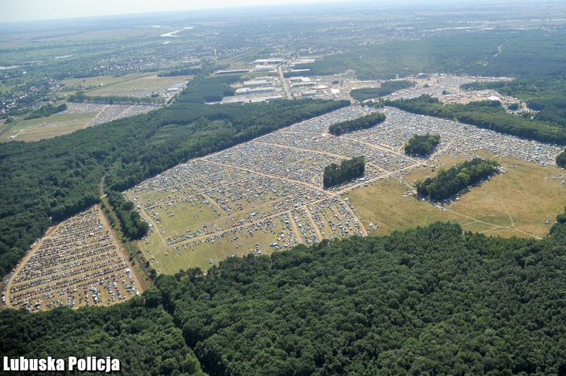 6/14 Festiwal Pol'and'Rock z lotu ptaka