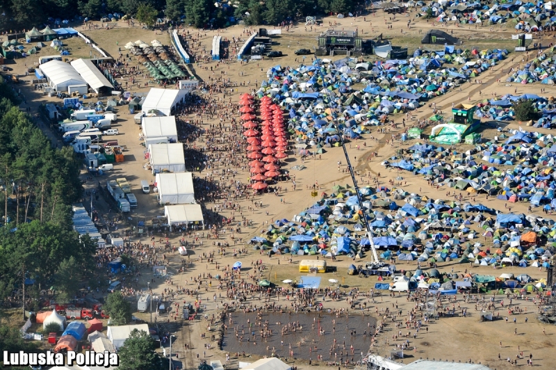 10/14 Festiwal Pol'and'Rock z lotu ptaka