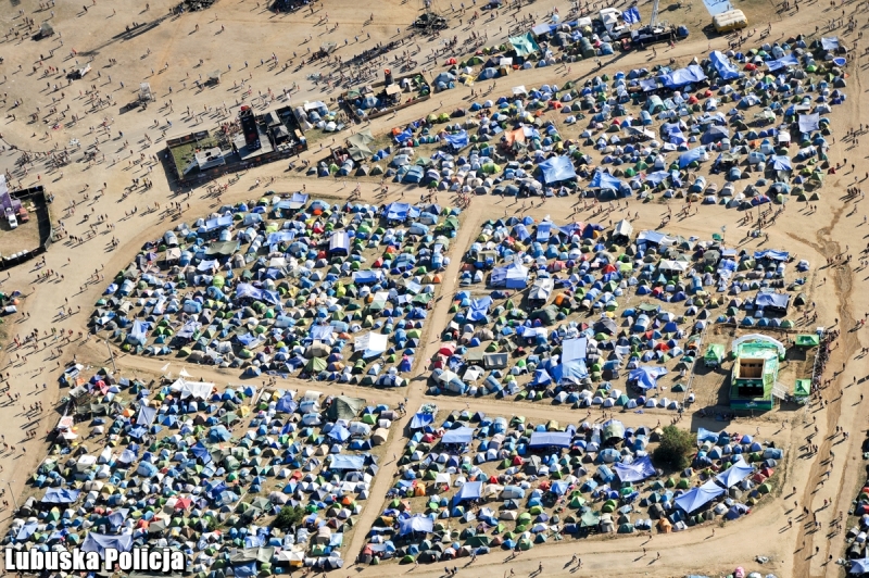 13/14 Festiwal Pol'and'Rock z lotu ptaka