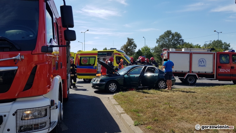 3/4 Zderzenie daewoo i rover'a