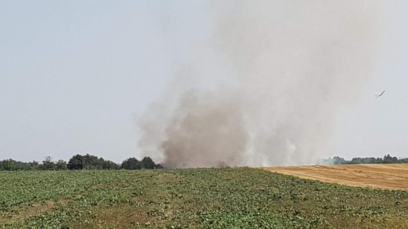 1/8 Pożar na gorzowskim poligonie