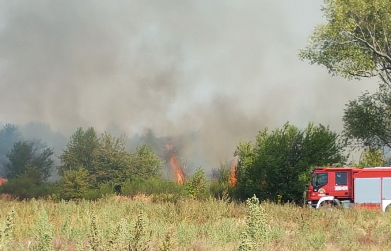 4/8 Pożar na gorzowskim poligonie