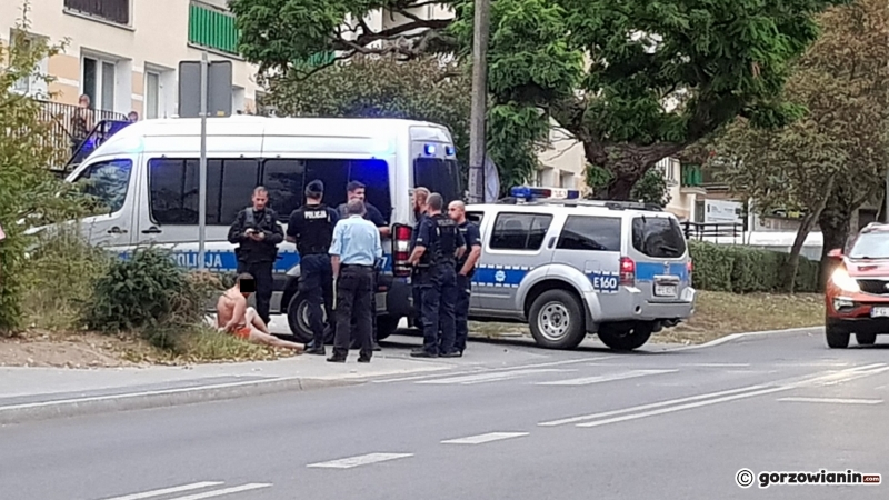 4/5 Zatrzymany mężczyzna, który skakał do Warty