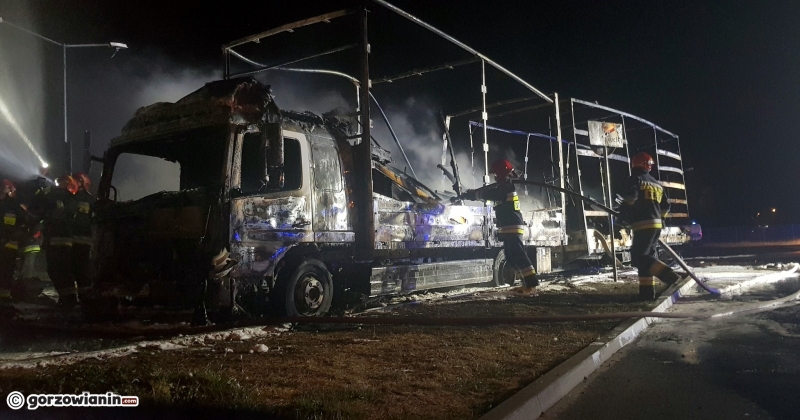 7/13 Na Orlenie spłonęła ciężarówka