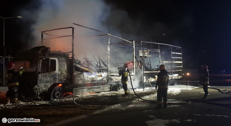 8/13 Na Orlenie spłonęła ciężarówka
